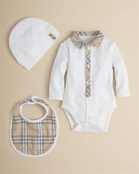 baby burberry outfit boy|burberry baby bodysuit.